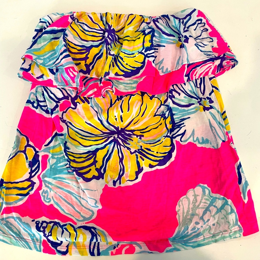 Womens Lilly Pulitzer Strapless Top